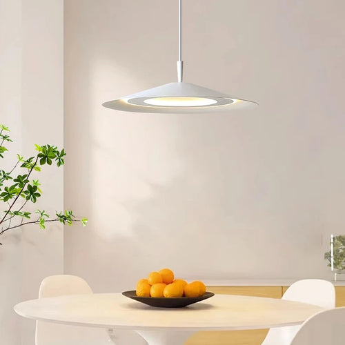 lampe led suspendue métallique 3 niveaux réglables pour bar ou restaurant - vue 3 sur 8
