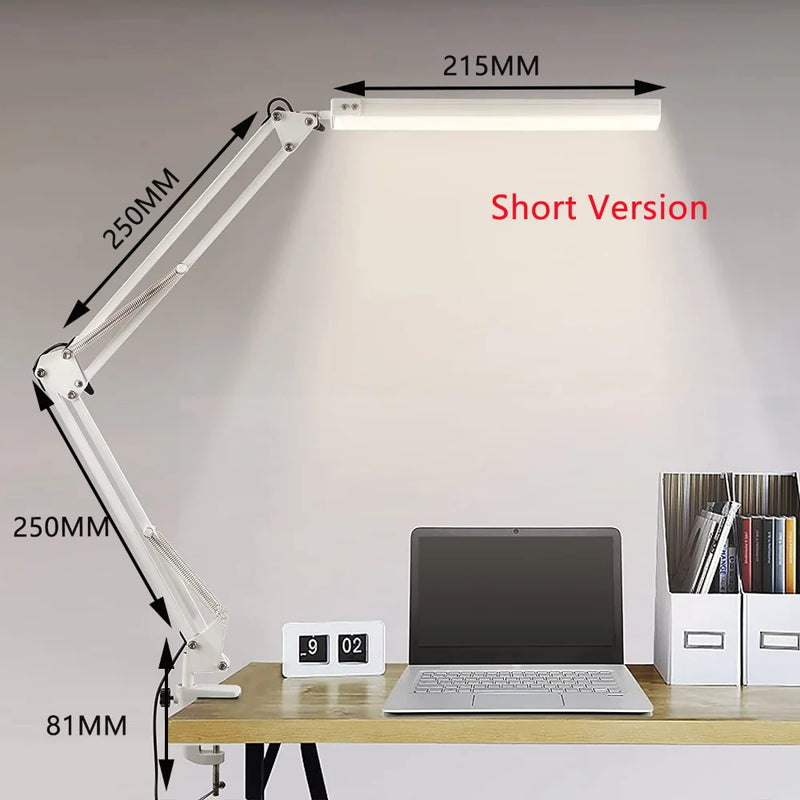 Lampe de bureau LED avec pince 10W