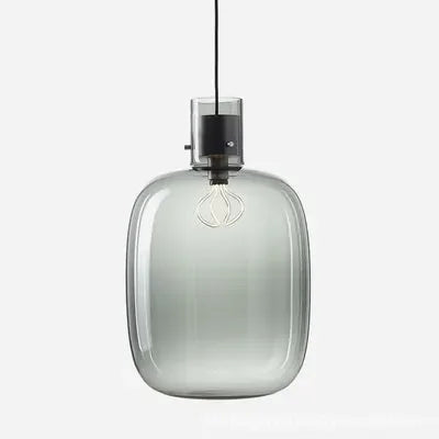 suspension en verre fumé pour décoration moderne et élégante