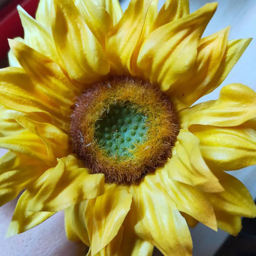 tournesol artificiel bouquet décoration mariage fête maison plantes - vue 7 sur 8