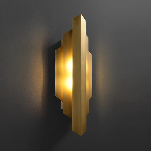 Postmoderne en laiton luxe salon fond cocina applique murale salon escalier couloir chambre chevet lampes décoratives