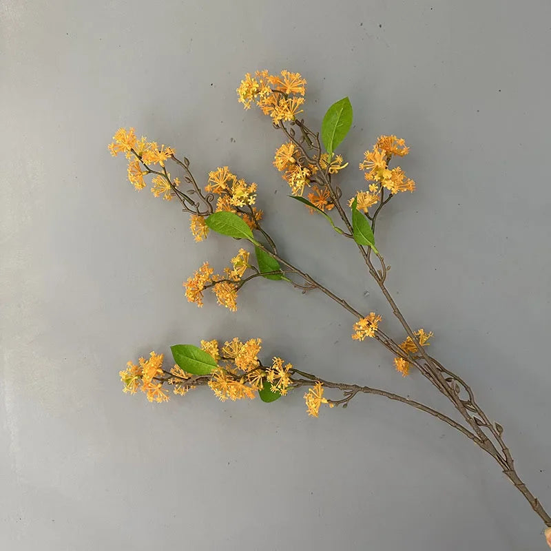 lot de 2 fleurs artificielles en saule des neiges décoratives - vue 12 sur 12