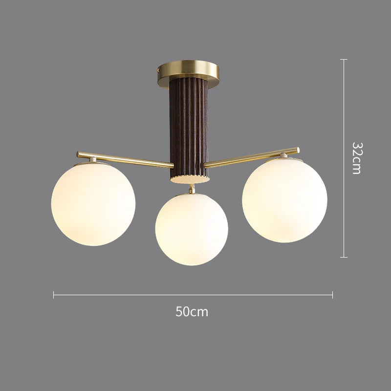 lustre japonais en cuivre style rétro médiéval pour intérieur élégant - vue 13 sur 13