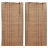 Store enrouleur occultant style naturel pour fenêtre intérieur