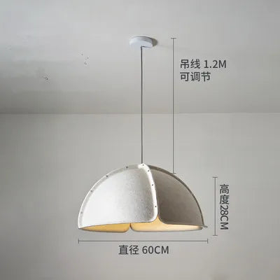 Suspension Éclairage acoustique feutre postmoderne minimaliste design pour salon chambre salle à manger suspension - vue 8 sur 8