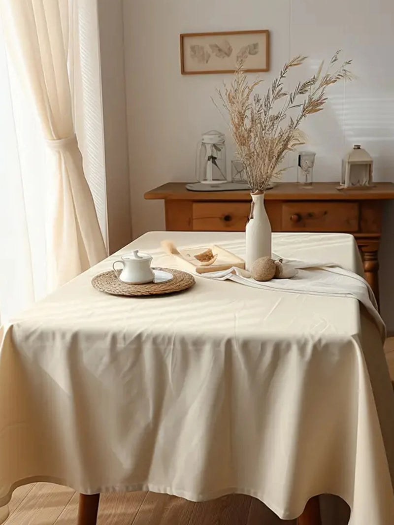 Nappe style campagne nordique tissu polyester pour table