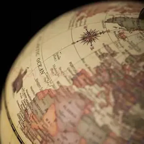 globe rotatif éducatif rétro tendance haute définition pour étudiants - vue 5 sur 5
