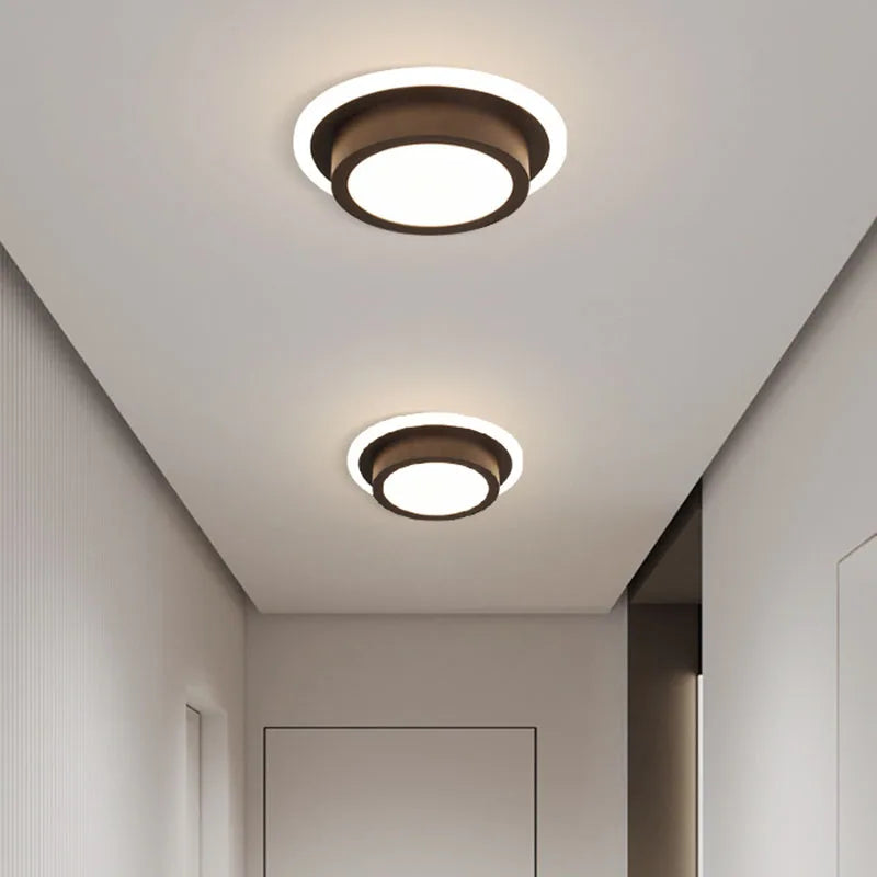 Plafonnier moderne à leds pour intérieur décoration maison - vue 6 sur 12