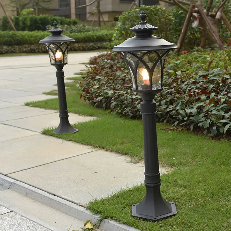éclairage extérieur style européen pour jardin et cour
