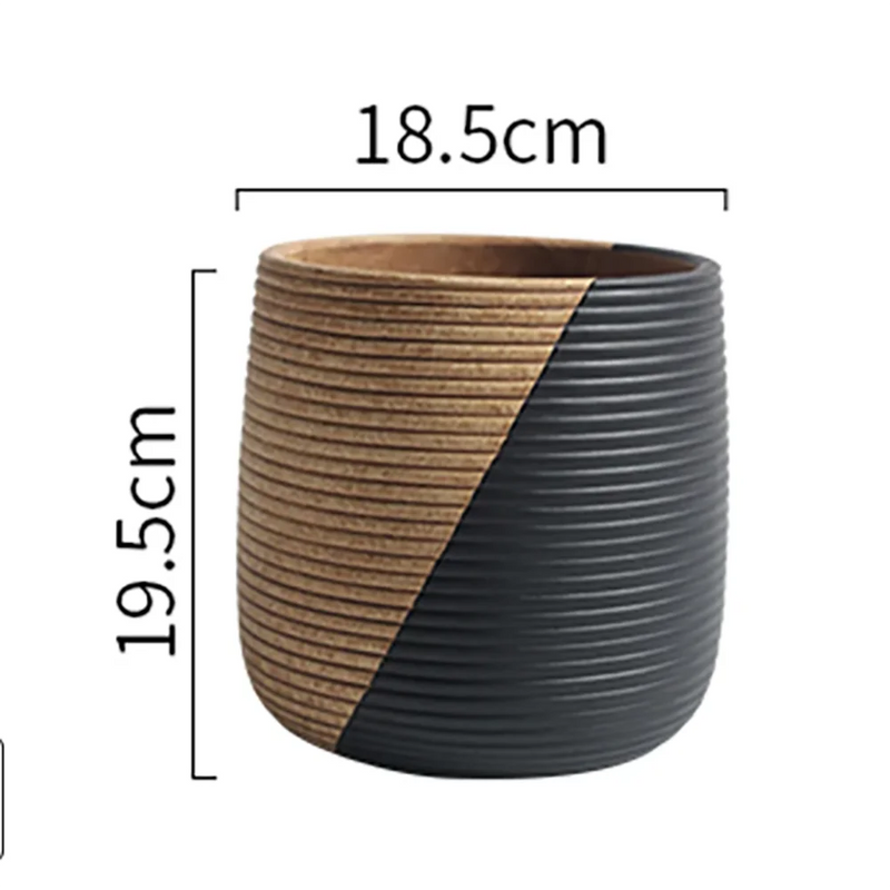 moule en silicone pour pots de fleurs en béton