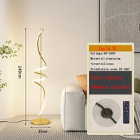 lampadaire led moderne design luxe simple revolve intérieur