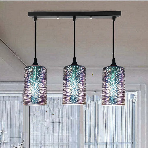 Nordique LED 3D coloré suspension lumières lustres en verre salon salle à manger cuisine chambre nouveauté décor à la maison luminaire