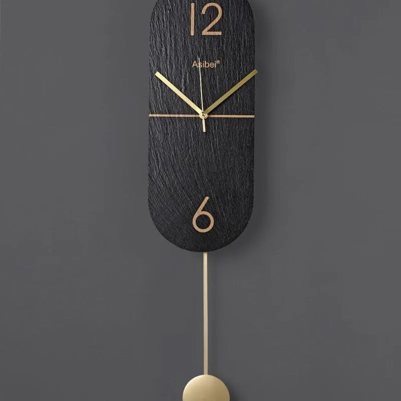 horloge murale en roche design moderne et silencieuse - vue 8 sur 7