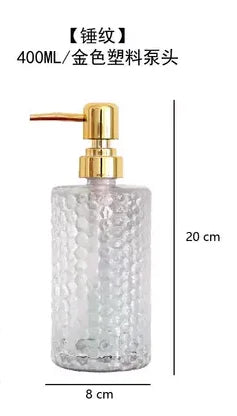bouteille en verre pour lotion désinfectant et distributeur de savon - vue 14 sur 15
