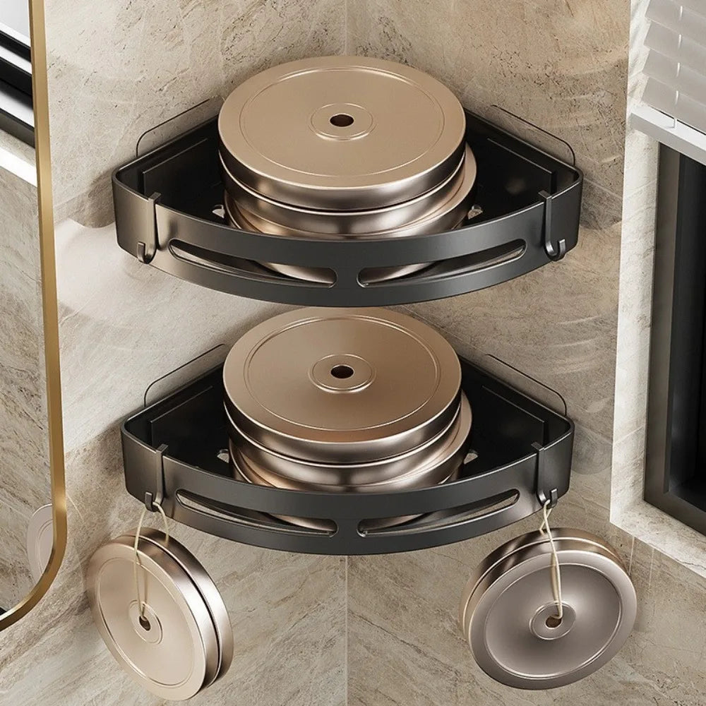 supports de rangement pour shampoing sans perforation pour douche - vue 4 sur 9