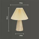 lampe de table plissée