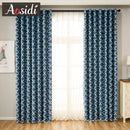 Rideau occultant moderne motifs infinis pour salon chambre