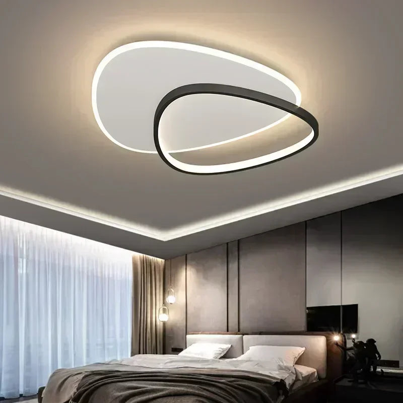 lustre intérieur moderne à leds pour décoration de la maison