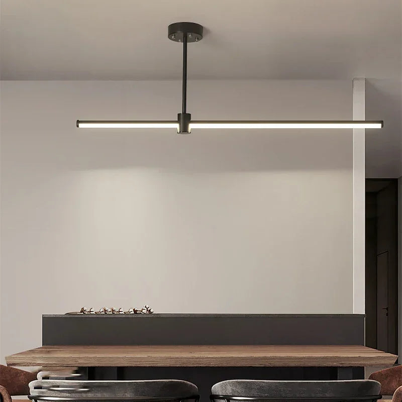 lustre moderne à led pour décoration intérieure élégante - vue 7 sur 9