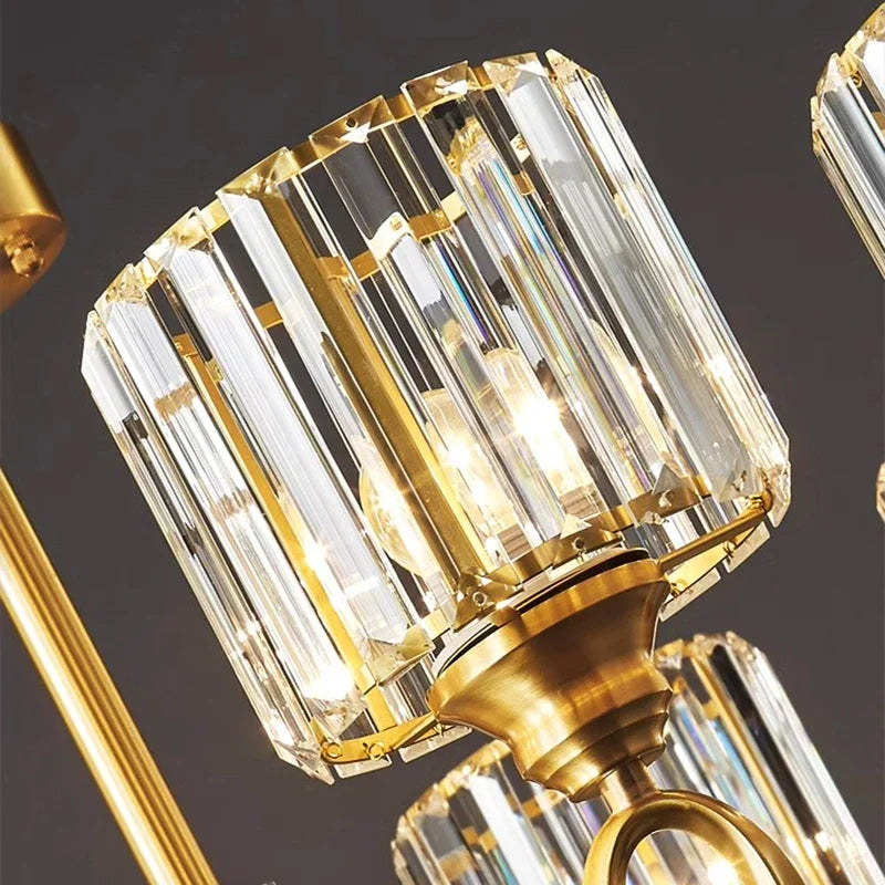 Luxury Home DecorationPendant Lights Crystal Living Room Chandelier, Bedroom Pendant Lamp Ceiling Light Indoor Lighting - vue 6 sur 9