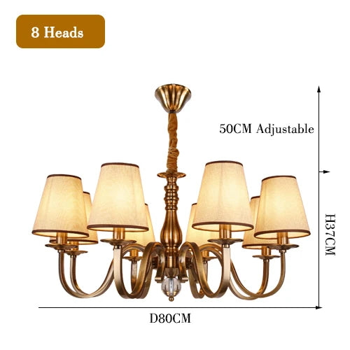 lustre de luxe classique suspension éclairage décorations luminaires de plafond - vue 12 sur 15