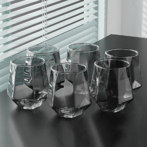 Ensemble 6 verres whisky 320 ml style facette