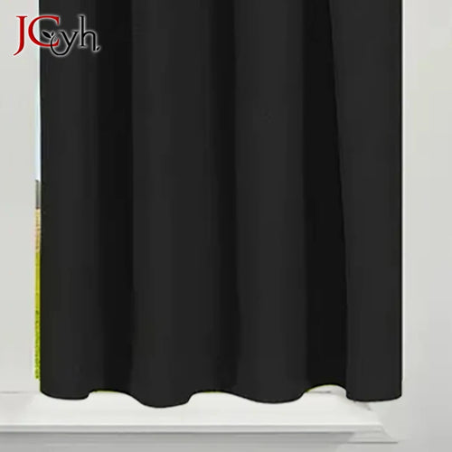 Rideau occultant court moderne pour cuisine chambre salon - vue 4 sur 10
