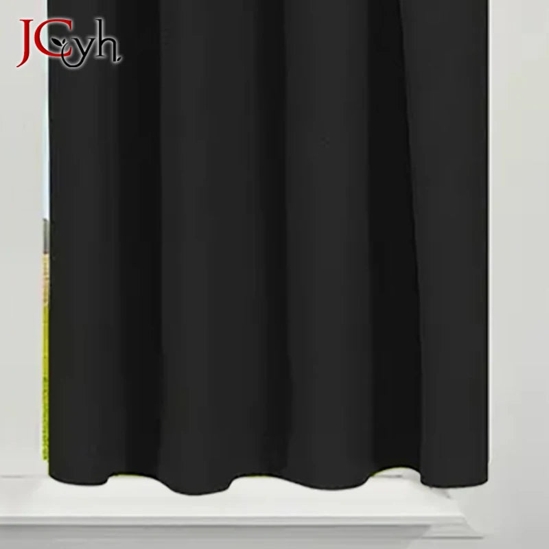 Rideau occultant court moderne pour cuisine chambre salon - vue 3 sur 10