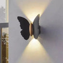 Applique murale extérieure étanche décoration led papillon