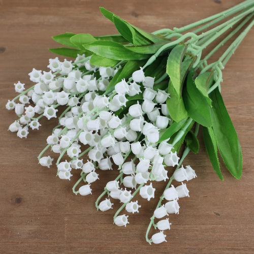 lot de 10 plantes artificielles blanches pour décoration de mariage - vue 4 sur 6