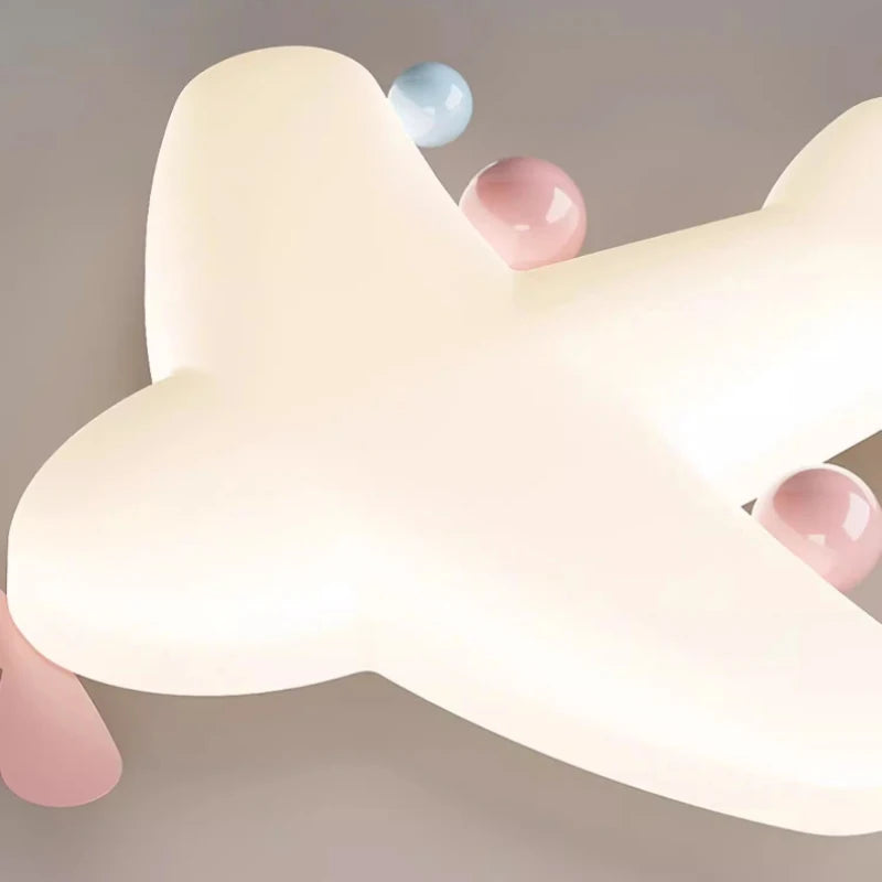 plafonnier mignon en forme d'avion pour enfant romantique et simple - vue 6 sur 8