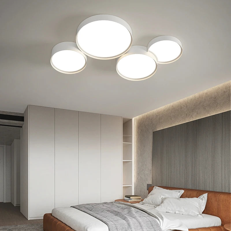 lustre led moderne pour éclairage intérieur décoratif - vue 3 sur 12