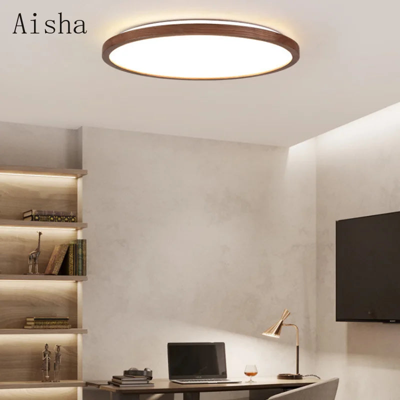 plafonnier ultra mince design moderne pour intérieur élégant - vue 4 sur 12