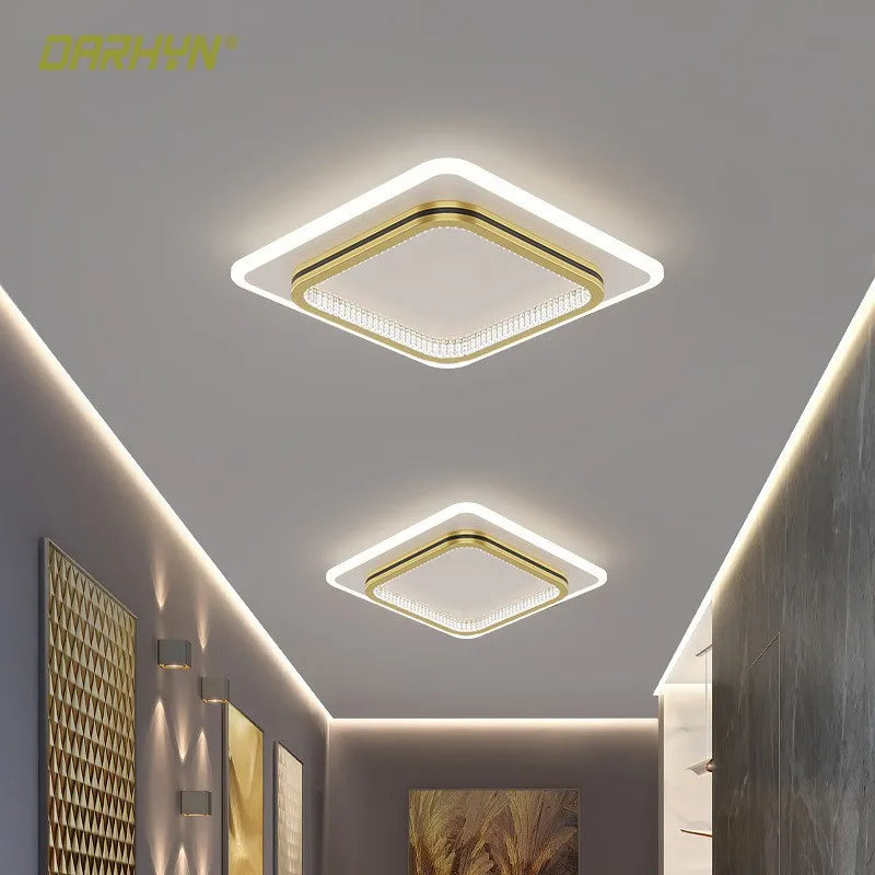 plafonnier moderne led luxueuse décoration intérieure nordique créative - vue 4 sur 14