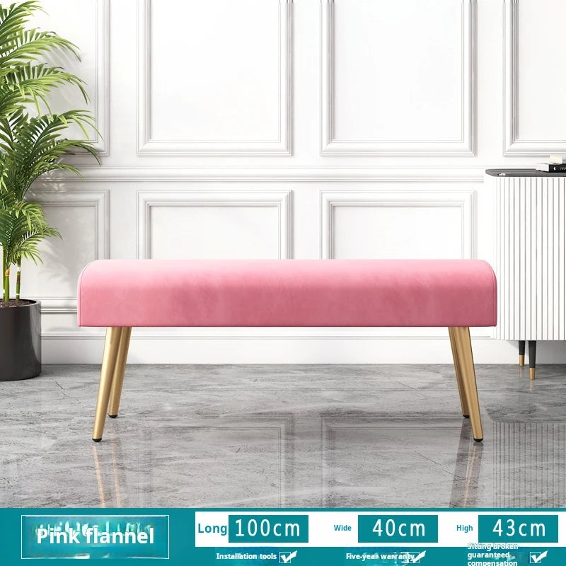 banc à chaussures moelleux pour hall d'entrée et salon - vue 12 sur 18