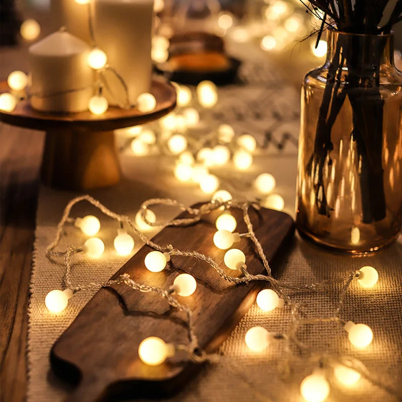 guirlande lumineuse led étanche pour extérieur jardin mariage décoration - vue 5 sur 9