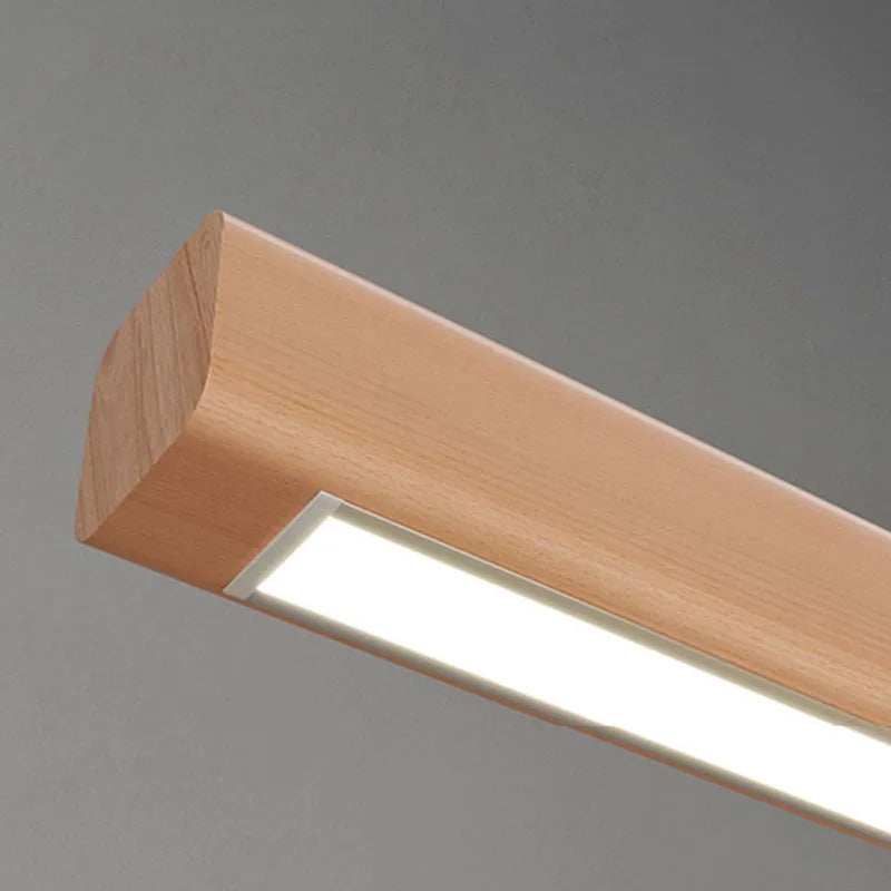 applique murale led en bois nordique à gradation