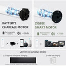 Store zébré électrique double couche occultant télécommande maison