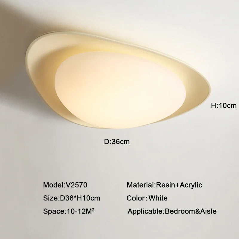 plafonnier led moderne pour décoration intérieure nordique
