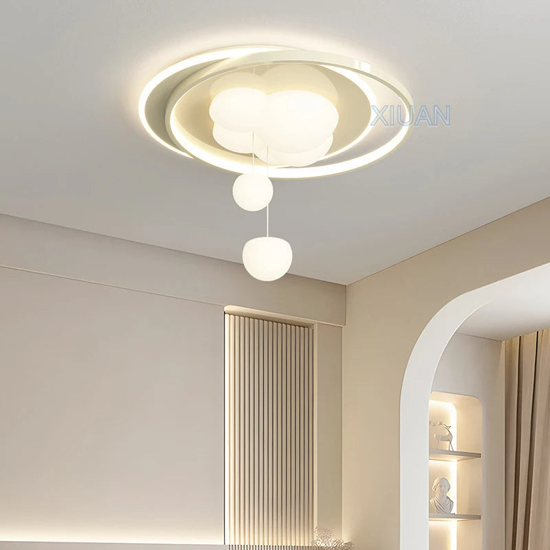 lustre romantique à bulles pour salon et bureau - vue 4 sur 19