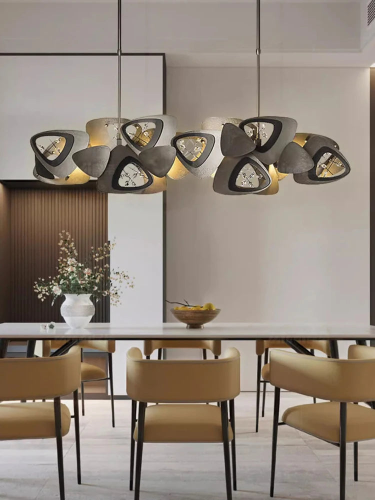 lustre en cristal design tendance éclairage moderne à led - vue 5 sur 12