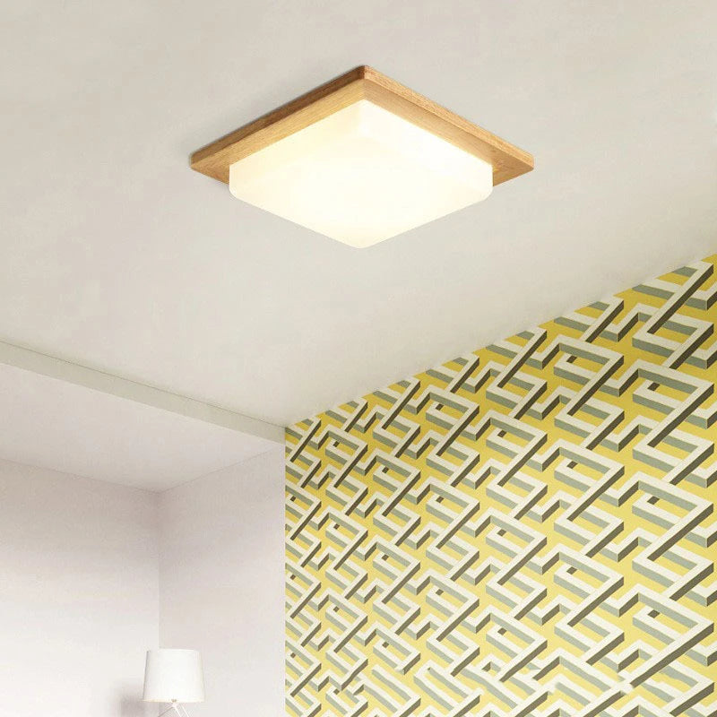 plafonnier grain de bois moderne pour décoration maison - vue 5 sur 11