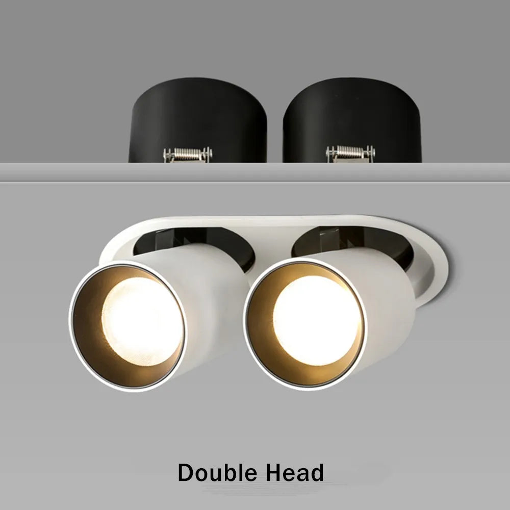 spot led encastrable extensible pour éclairage intérieur - vue 4 sur 5