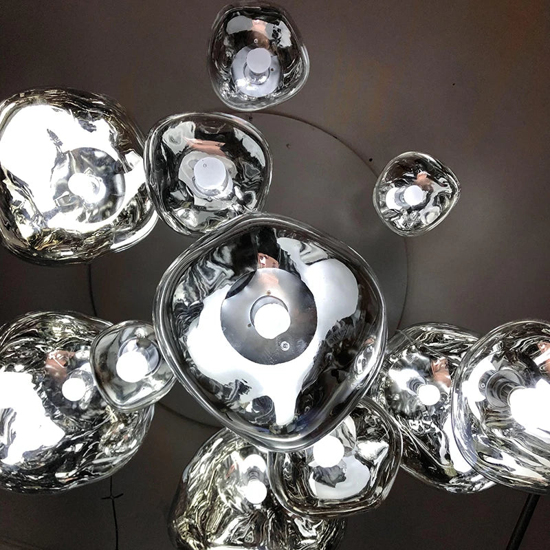 Lustres LED de lave modernes éclairage en PVC salon déco lampe suspendue luminaires de cuisine éclairage de lustre d'intérieur à la maison - vue 7 sur 17
