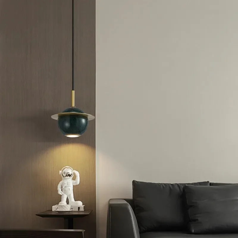 lustre en marbre moderne pour intérieur élégant design nordique - vue 7 sur 24