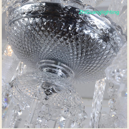 lustre en cristal à led pour un éclairage de luxe modernisé - vue 6 sur 10