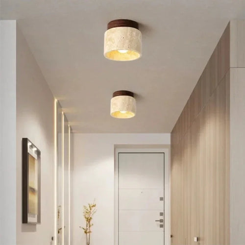 plafonnier en pierre minimaliste pour une ambiance apaisante - vue 5 sur 9