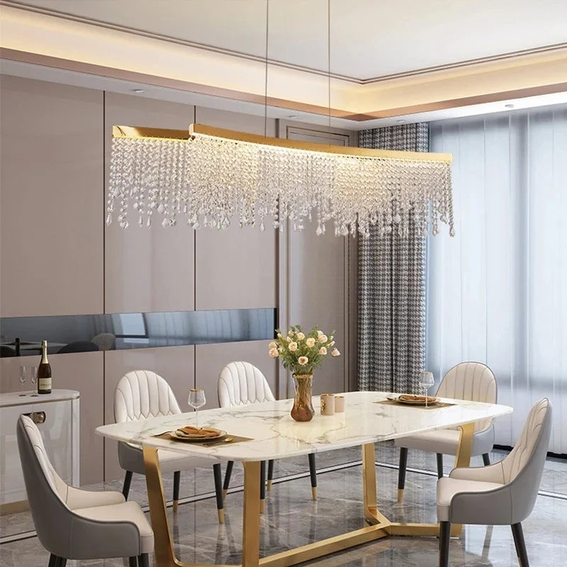 plafonnier led moderne en cristal luminaire décoratif d'intérieur - vue 4 sur 14