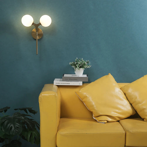 applique murale nordique double tête éclairage design moderne - vue 7 sur 6