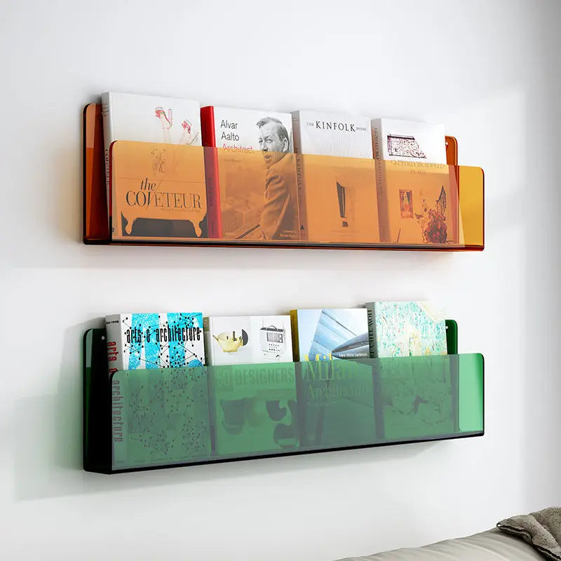 Porte-Journaux Mural En Métal - Organisateur Grille 25x10x30cm - Rangement Murale Élégant